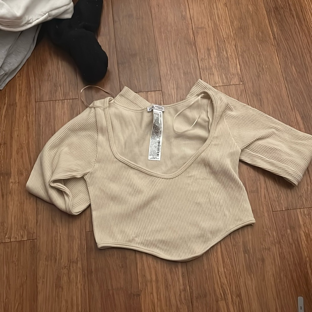 Zara top long sleeve